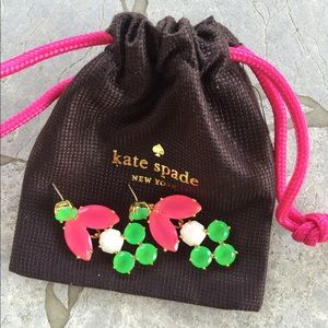 Kate Spade marquee chandelier earrings