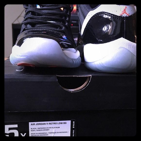 Jordan infrared 23 worn once boys size 5