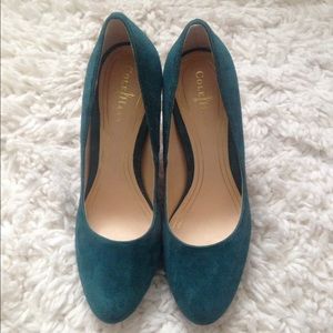 Suede Cole Haan heels