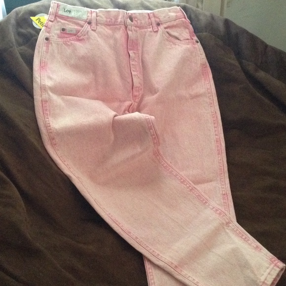 pink lee jeans