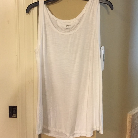 Plain white tank