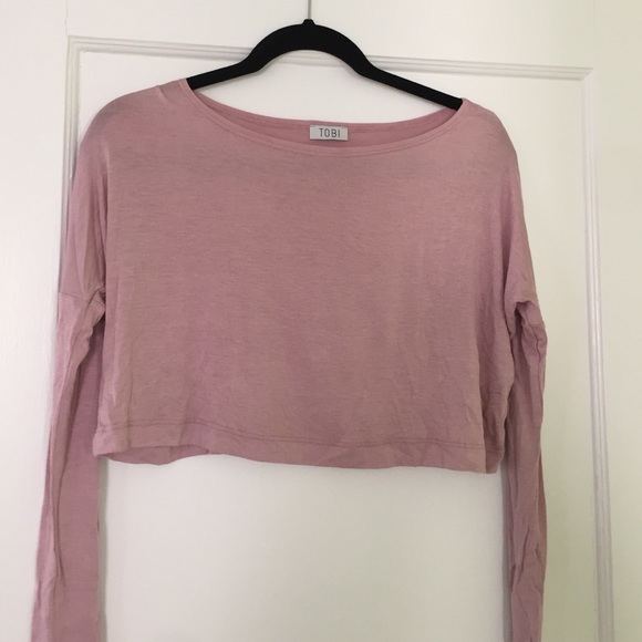 Tobi Pink Crop Top