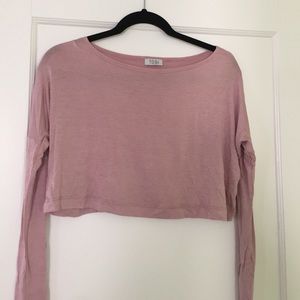 Tobi Pink Crop Top