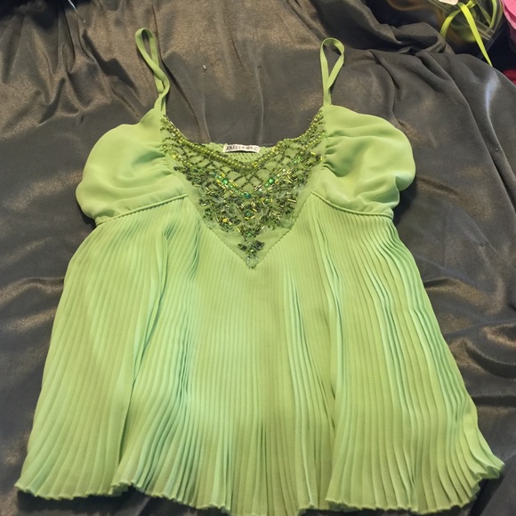 Festival top...  very Bright Green