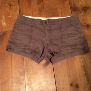 Brown 3 1/2" inseam shorts