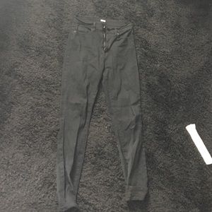 Black high rise urban outfitters jeans