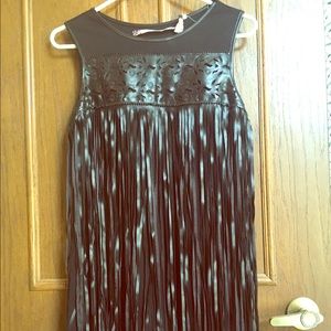Chelsea and Violet Fringe Dress sz XS