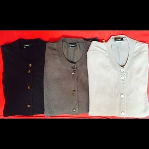 J Crew cardigan sweater, set of three. XS