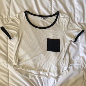 White loose Charlotte Russe top