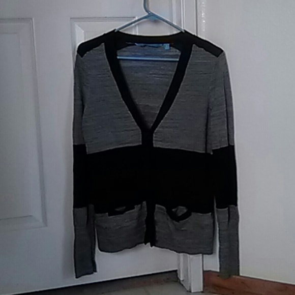 Green Stripe Cardigan