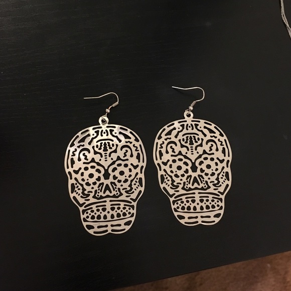 Sugar skull earrings