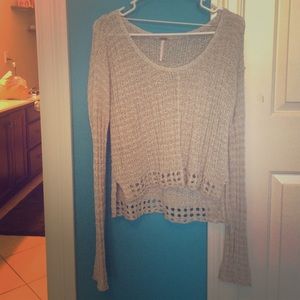 Free People cropped sweater
