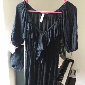 Beautiful black ruffle dress