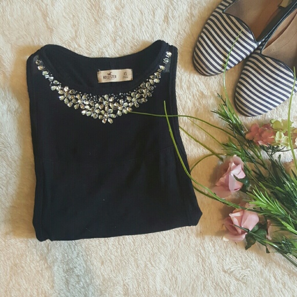 Tank top with embellishment