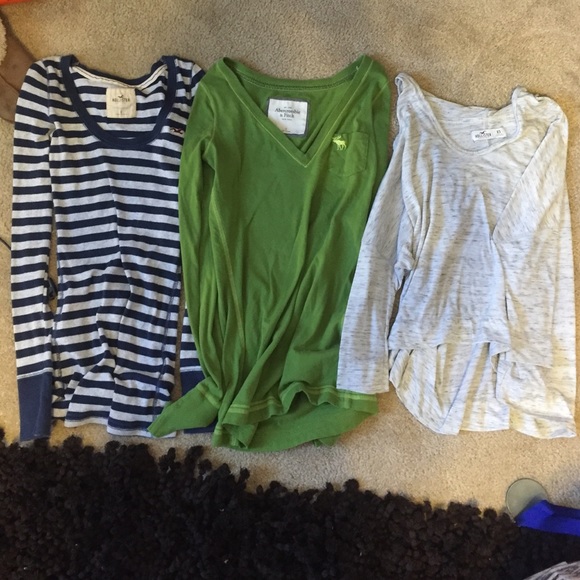Hollister and Abercrombie tops