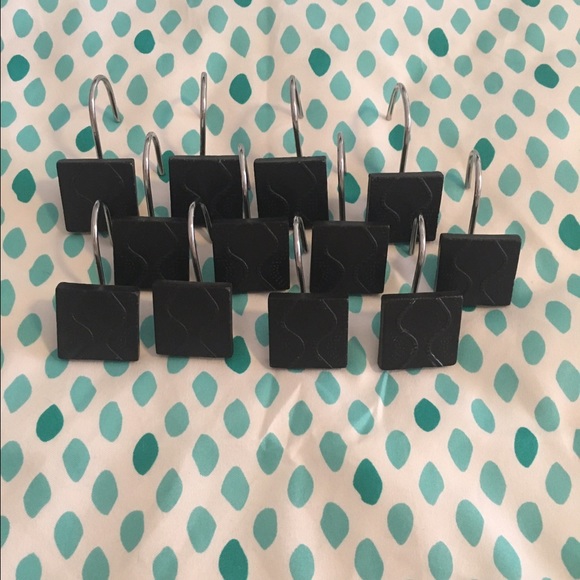 Shower curtain hooks