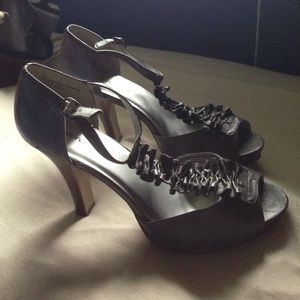 Grey High Heels Size 11