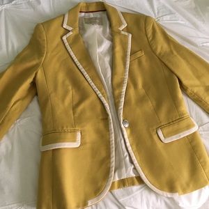Banana Republic light green one-button blazer