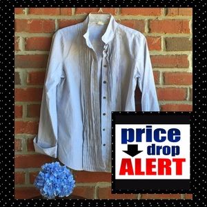 J. Crew Blue Button Down Size 8