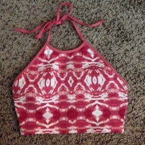 F21 Workout halter top