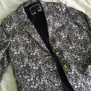 J Crew Schoolboy Liberty Classic Blazer