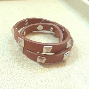 Stella & Dot Pyramid Double Wrap Bracelet