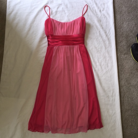 Baby Pink & Watermelon Colorblocked Dress