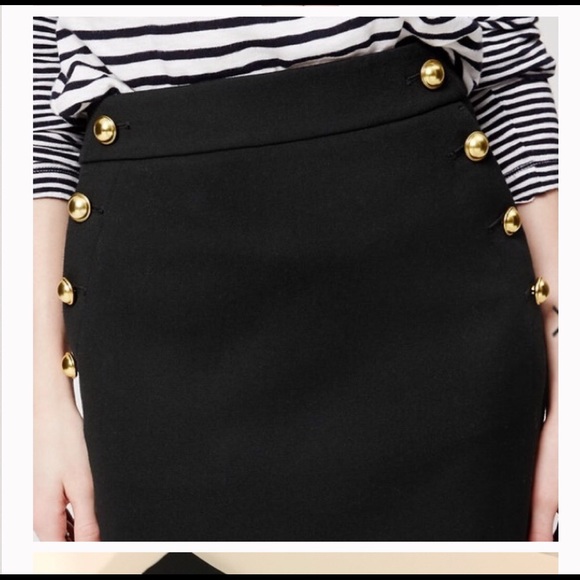 Loft Sailor Pencil Skirt - Picture 2 of 6
