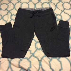 Black/grey nike sweats