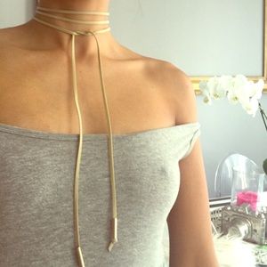 Nude Suede Choker