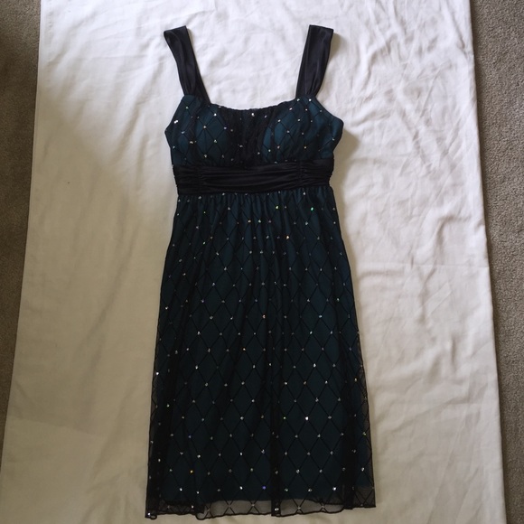 Emerald Empire Waist Dress