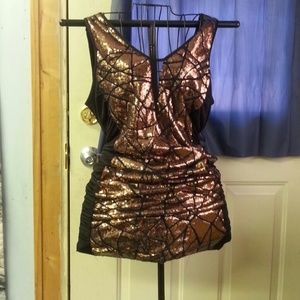 A very shimmery evening/club dress
