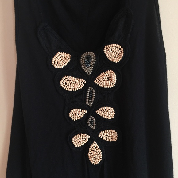 ❌sold in bundle❌Soprano beaded asymmetrical tank - Picture 3 of 4