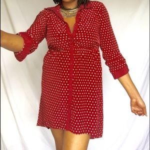 Cute Front Button Dress