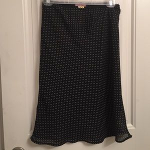 😻BLACK & WHITE POLKA DOT SKIRT-