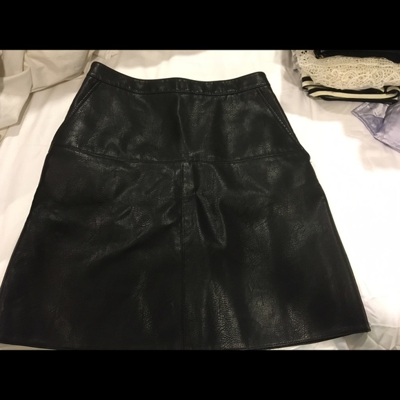 Zara Leather Skirt