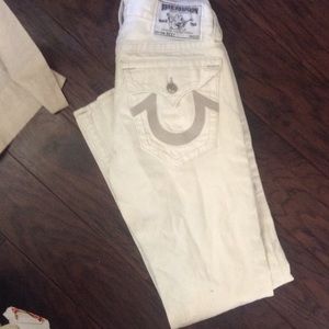 MENS size 29 white true religion Ricky