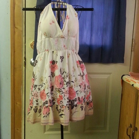 A halter top sundresd