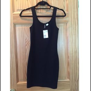 Tight Black Tank top dress from h&m