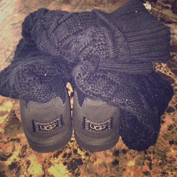Black over the knee sock UGGS