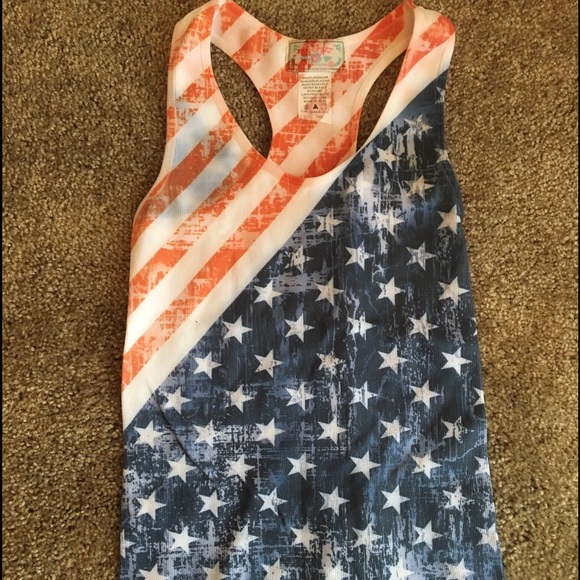 Tops - American Flag Tank