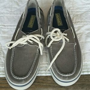 Sperry topsiders grey  9 1/2