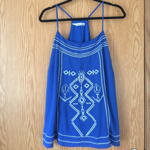Price Drop!! Maurices Summer Cobalt Blue Top