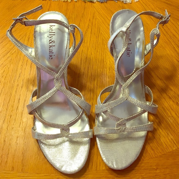 Silver Wedding Heels
