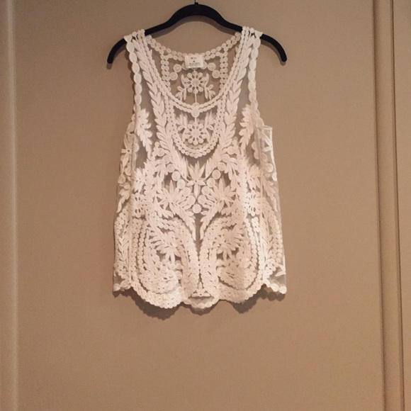 Lace tank top