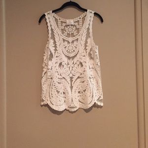 Lace tank top