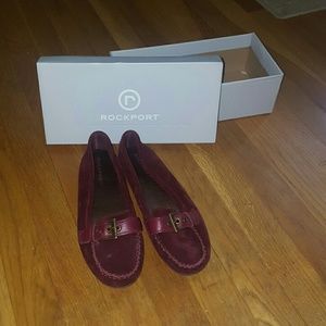 Rockport real suede loafers