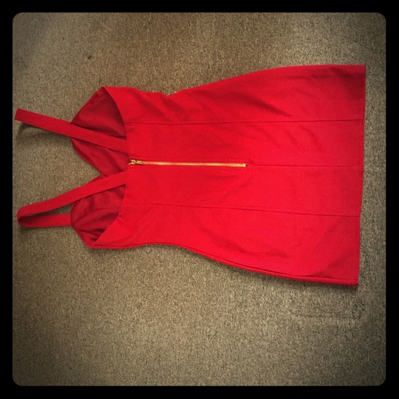 Red dress