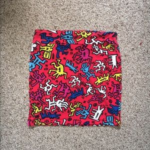 Forever 21 x Keith Haring Collab Mini Skirt