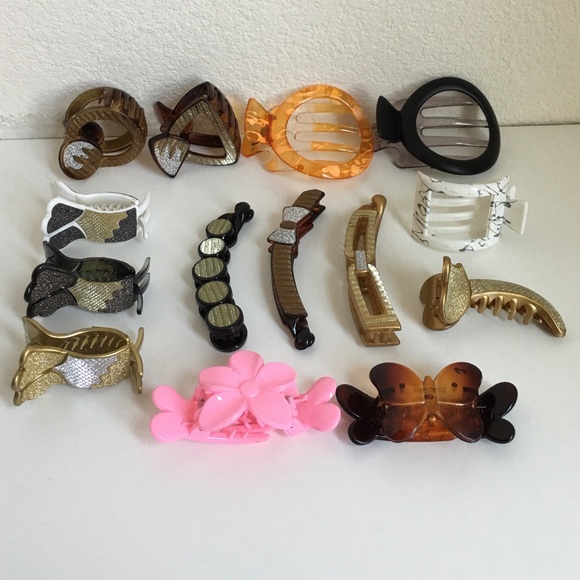 Accessories - Brand new, never used Hair clips in various colors